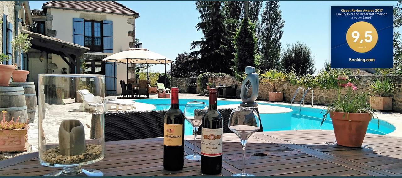Luxury B&B Maison à votre Santé, in Bordeaux wine region Savignac-de-Duras Extérieur photo
